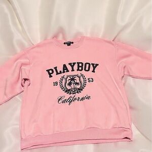 Playboy Soft Pink Sweatshirt